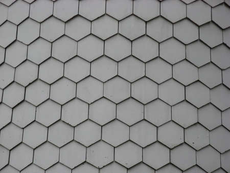 Hexagon gray roof texture