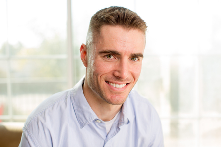 Young friendly professional business manの写真素材