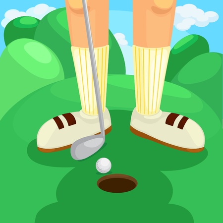 golf vector のイラスト素材