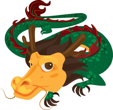 illustration dragonのイラスト素材