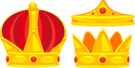 illustration crownのイラスト素材