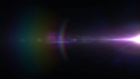 Abstract image of  lighting flare