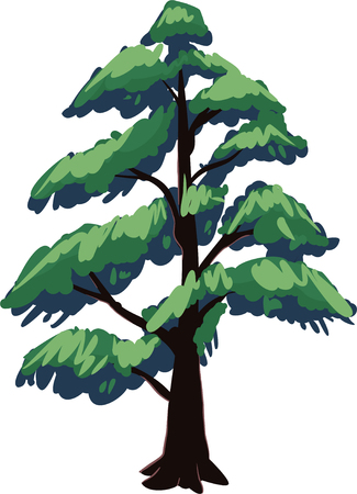 vector treeのイラスト素材