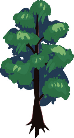 tree vectorのイラスト素材