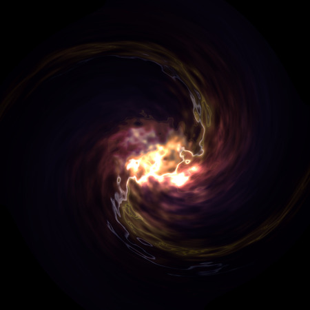 twist flare with raysの写真素材