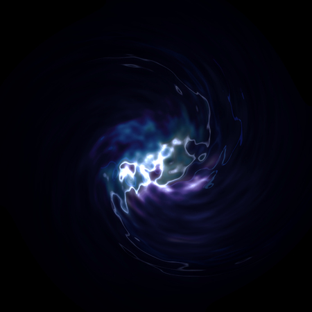 twist flare with raysの写真素材