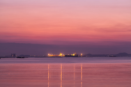 Twilight at beach