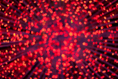 Defocused red christmas light background