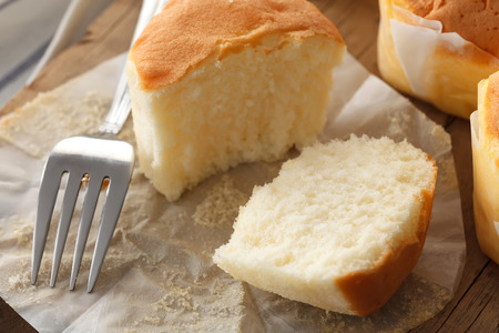 honey soft cheese cake sweet pastries dessert yummy bakery rustic still life closeup delicious...