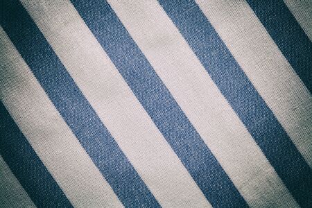 blue white vintage texture fabric cotton background cotton textile tablecloth gingham old vintage effectの写真素材