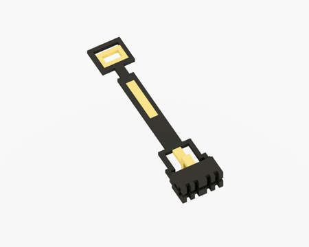Dog pooper scooper, a digital art of pet pooper scooper for dog poop isometric voxel raster 3D illustration render on white background.の写真素材