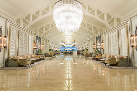 Hotel main lobbyのeditorial素材