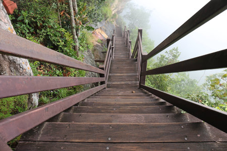 Viewpoint off P&#3657;ha  More  E  Dang  in  Thailand.の写真素材