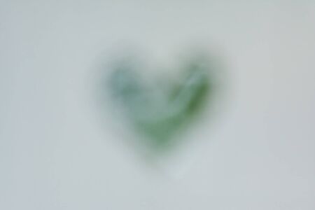 Heart shaped blur lens bokeh for backgroundの写真素材