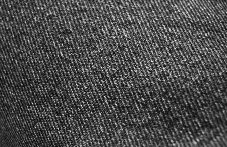 Texture of black jeans textile close upの写真素材