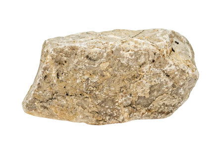 rock stone isolated on white background with clipping path.の写真素材