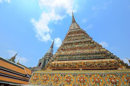Temple Wat Pho in Bangkok - Thailandの写真素材