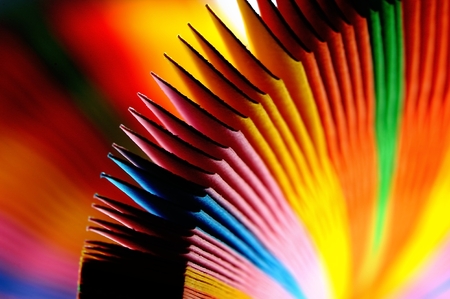 Blurred colourful Paper on background. Abstract colour background