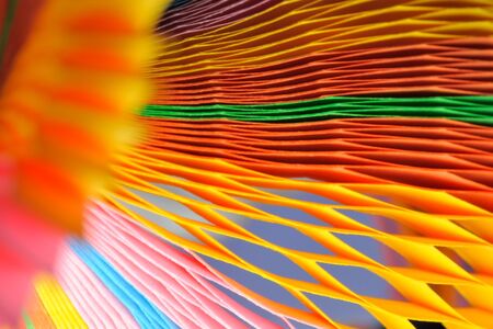 Blurred colourful Paper on background. Abstract colour backgroundの写真素材