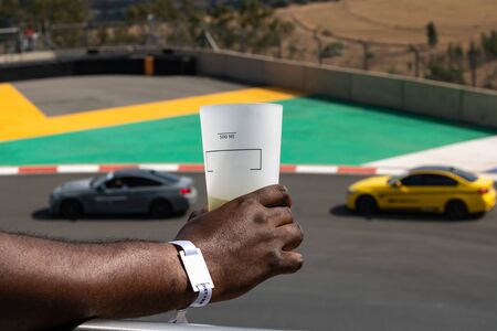 Man holding a drink glass