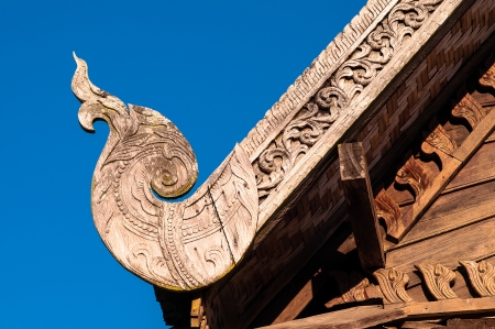 closeup gable in thaistyleの写真素材