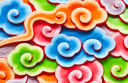 Visual cloud in imagination of havenの写真素材