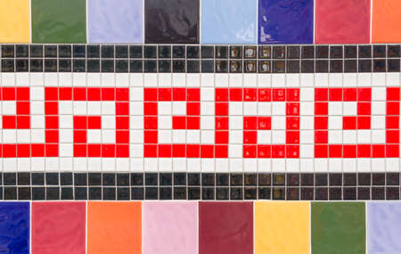 Color Ceramic backgroundの写真素材