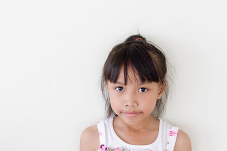 Asian girl kid - Close upの写真素材