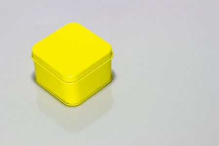 The colorful metal gift boxの写真素材