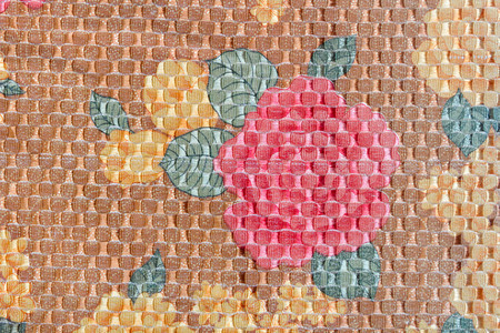 The pattern on the fabric