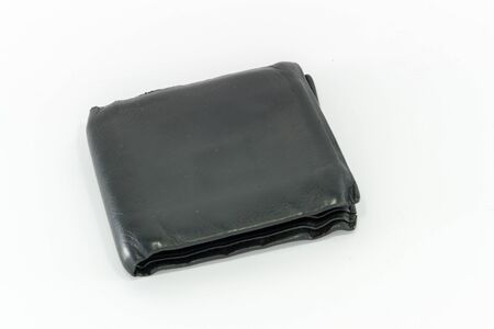 Poor money, No money in wallet isolated on white background
