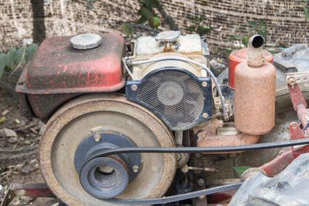 Old engine closeup