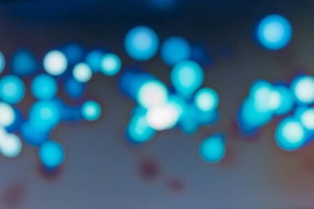 Abstract blurry background bokeh circles for Happy New Year and Christmas backgroundの写真素材
