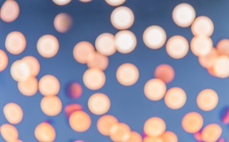 Abstract blurry background bokeh circles for Happy New Year and Christmas backgroundの写真素材
