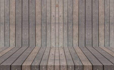 Old Wood room for background copy space. Product display templateの写真素材