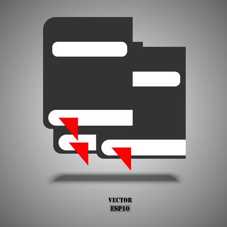 Book icon. Vector education concept design.のイラスト素材