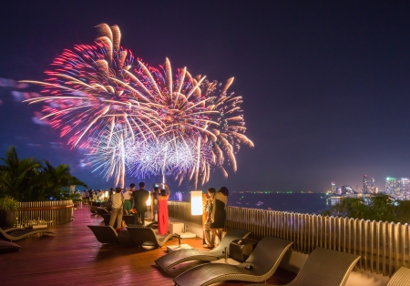 fireworkの写真素材