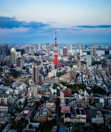 Tokyo city viewのeditorial素材