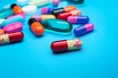 Various of  colorful pills の写真素材
