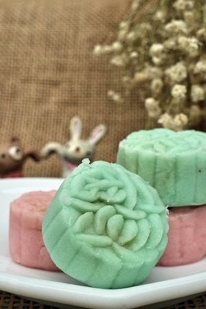 colorful Thailand dessert called mochi