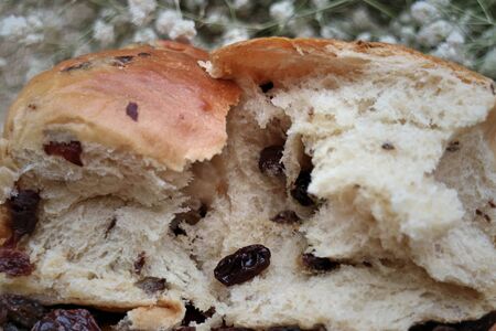 Raisin and Raisin bread loaf