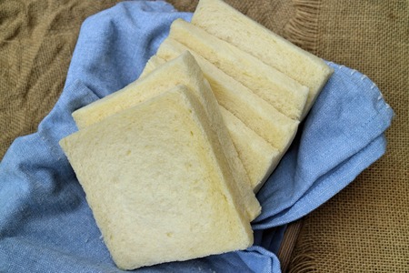 slice of fresh white bread