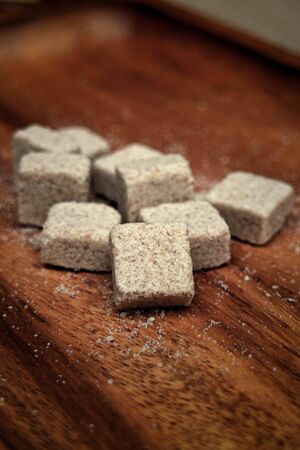 Natural Sugar cubesの写真素材