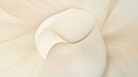 Abstract line background of radial curves spreading outward in soft gradient tones.の素材