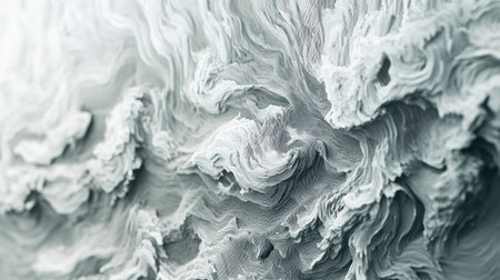 Close-up of detailed line art on 3D wallpaper with a light background, offering a minimalistic design that blends subtle patterns and space.の素材