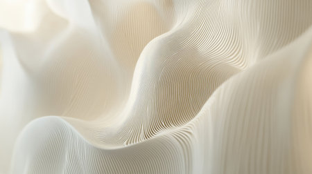 A modern 3D wallpaper with a subtle line art design, flowing seamlessly over a light, neutral background, for a clean and artistic effect.の素材