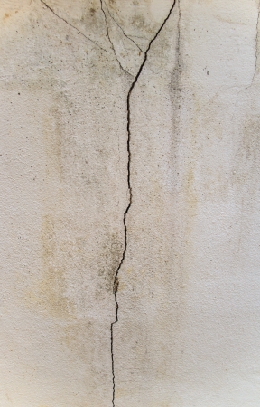 The walls cracked, The fence cracked の写真素材