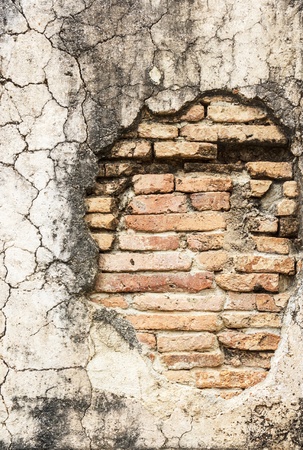 old concrete vintage brick wall backgroundの写真素材