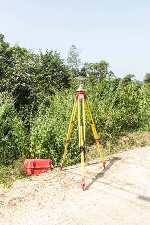 GPS surveyingの写真素材