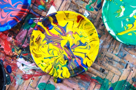 Color paintsの写真素材